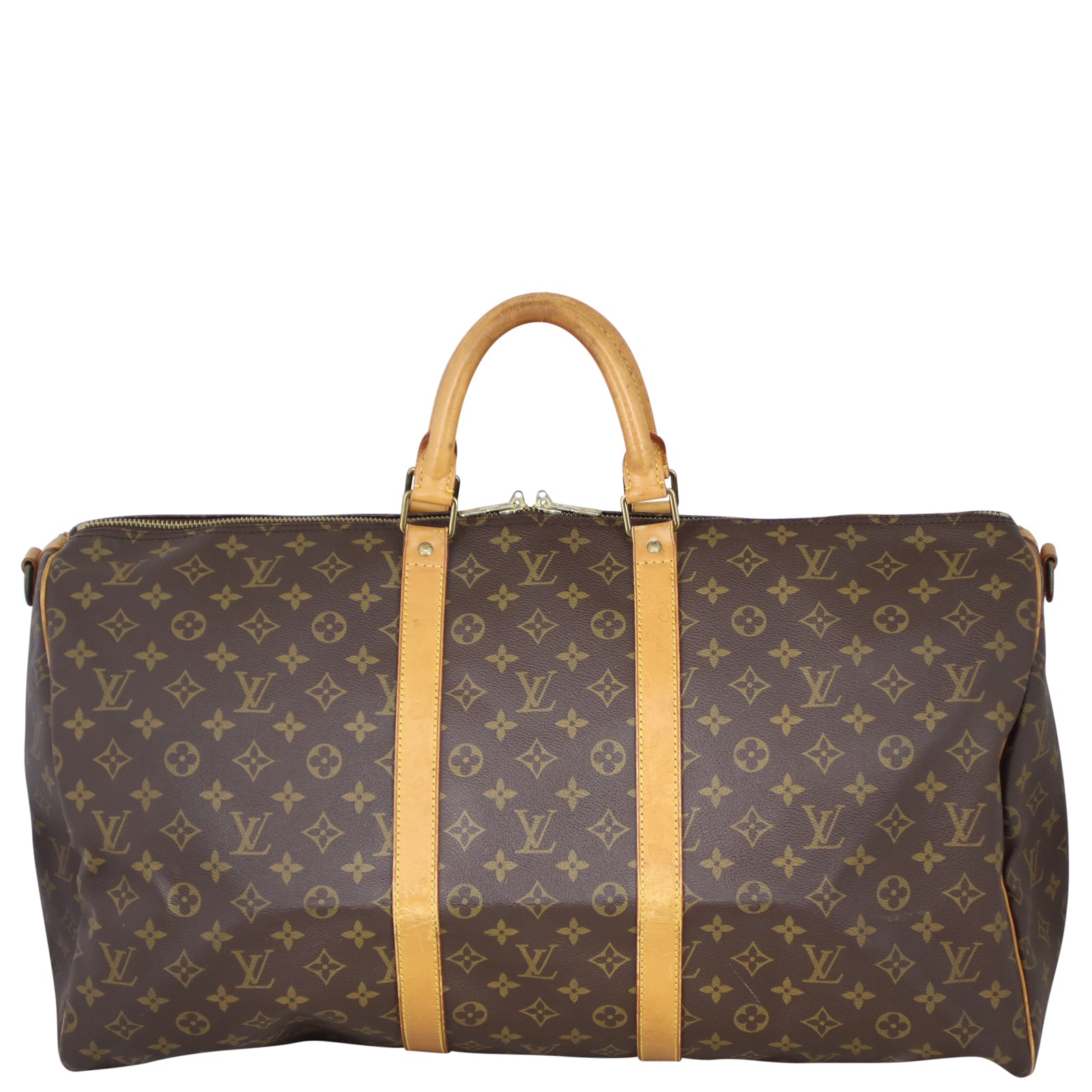 Louis Vuitton Keepall 55 Bandouliere Monogram Front