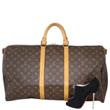 Louis Vuitton Keepall 55 Bandouliere Monogram Shoe