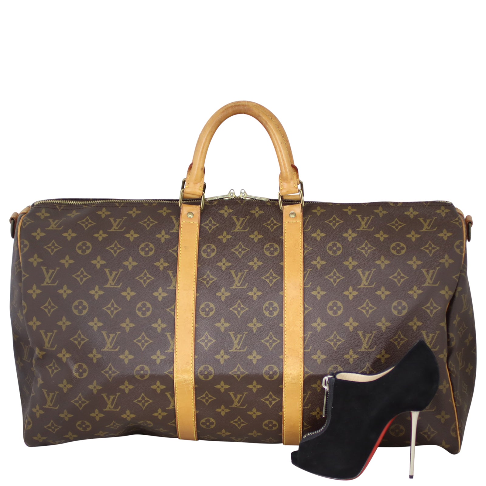 Louis Vuitton Keepall 55 Bandouliere Monogram Shoe