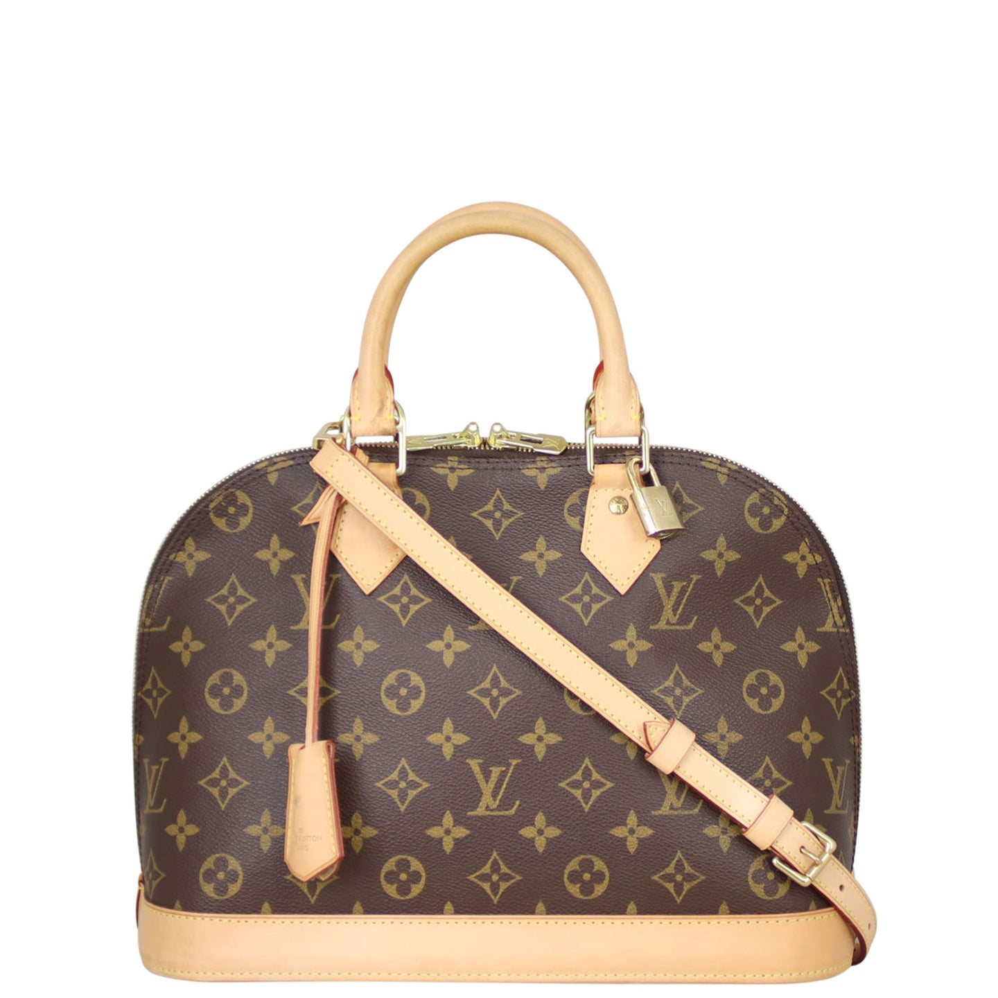 Louis Vuitton Alma PM Monogram with Strap Front