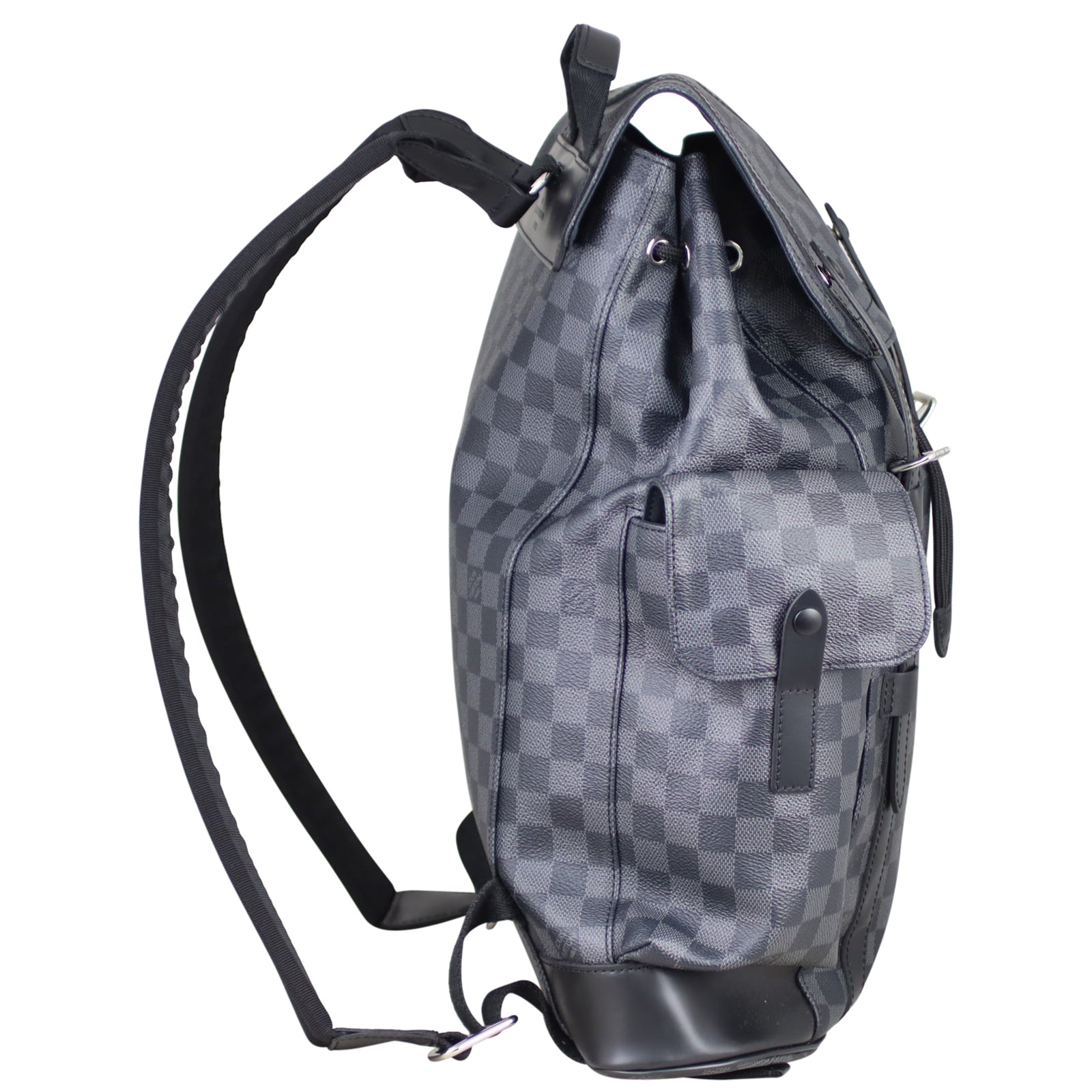 louis vuitton christopher backpack inner lining Louis Vuitton Christopher Backpack Damier Graphite – Luxe.It.Fwd