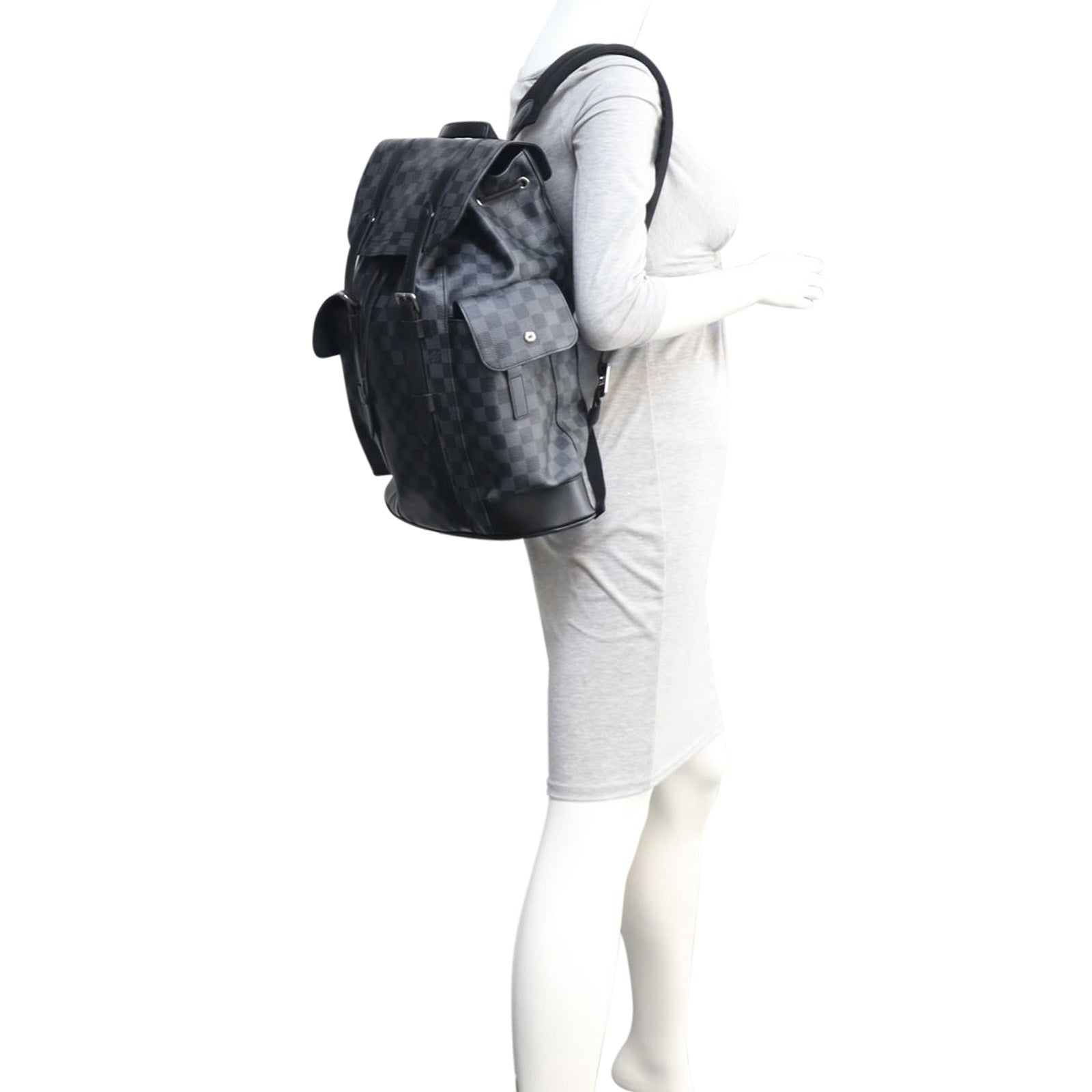 louis vuitton christopher pm backpack - damier graphite Louis Vuitton Christopher Backpack Damier Graphite – Luxe.It.Fwd