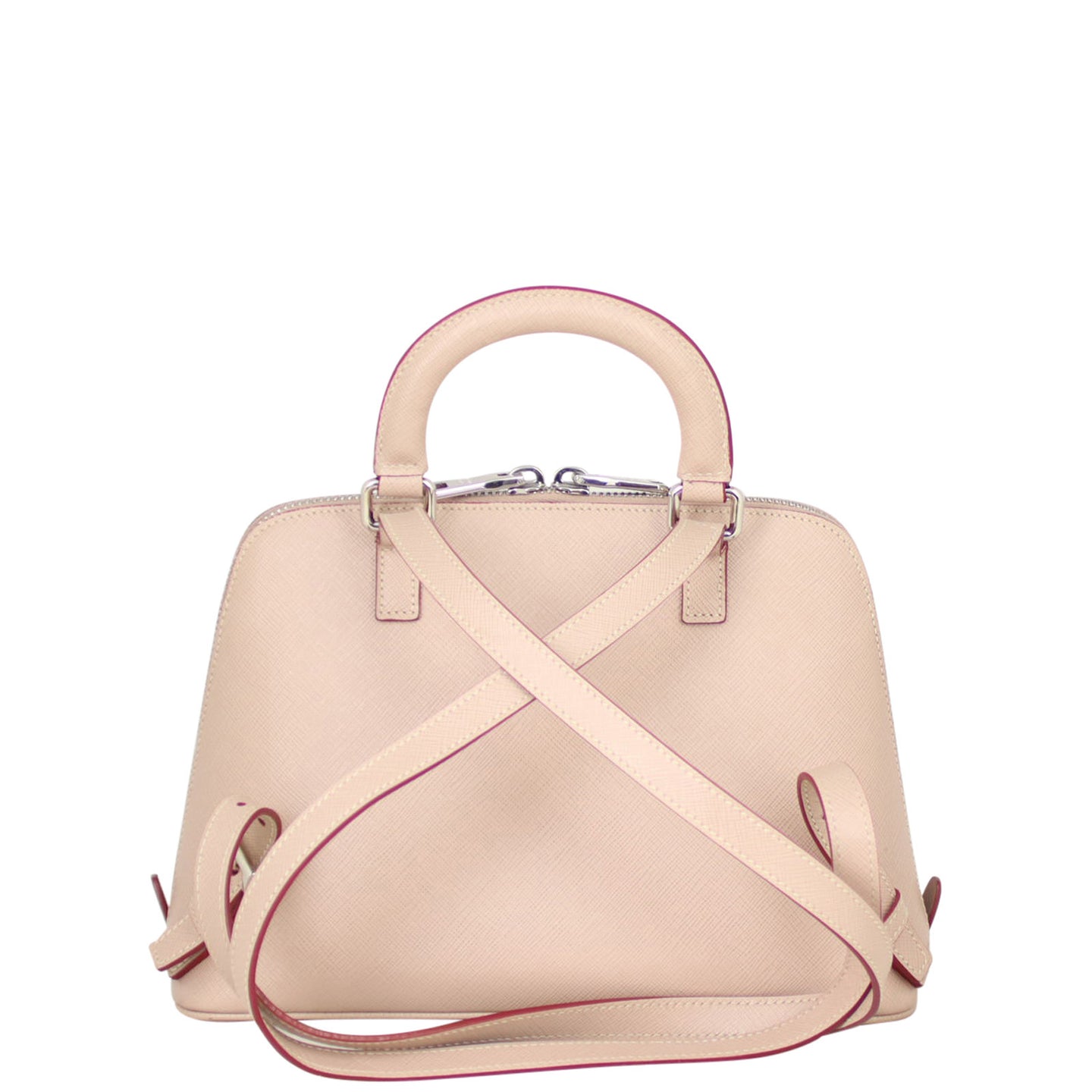 Prada Saffiano Lux Promenade Small Backpack Back