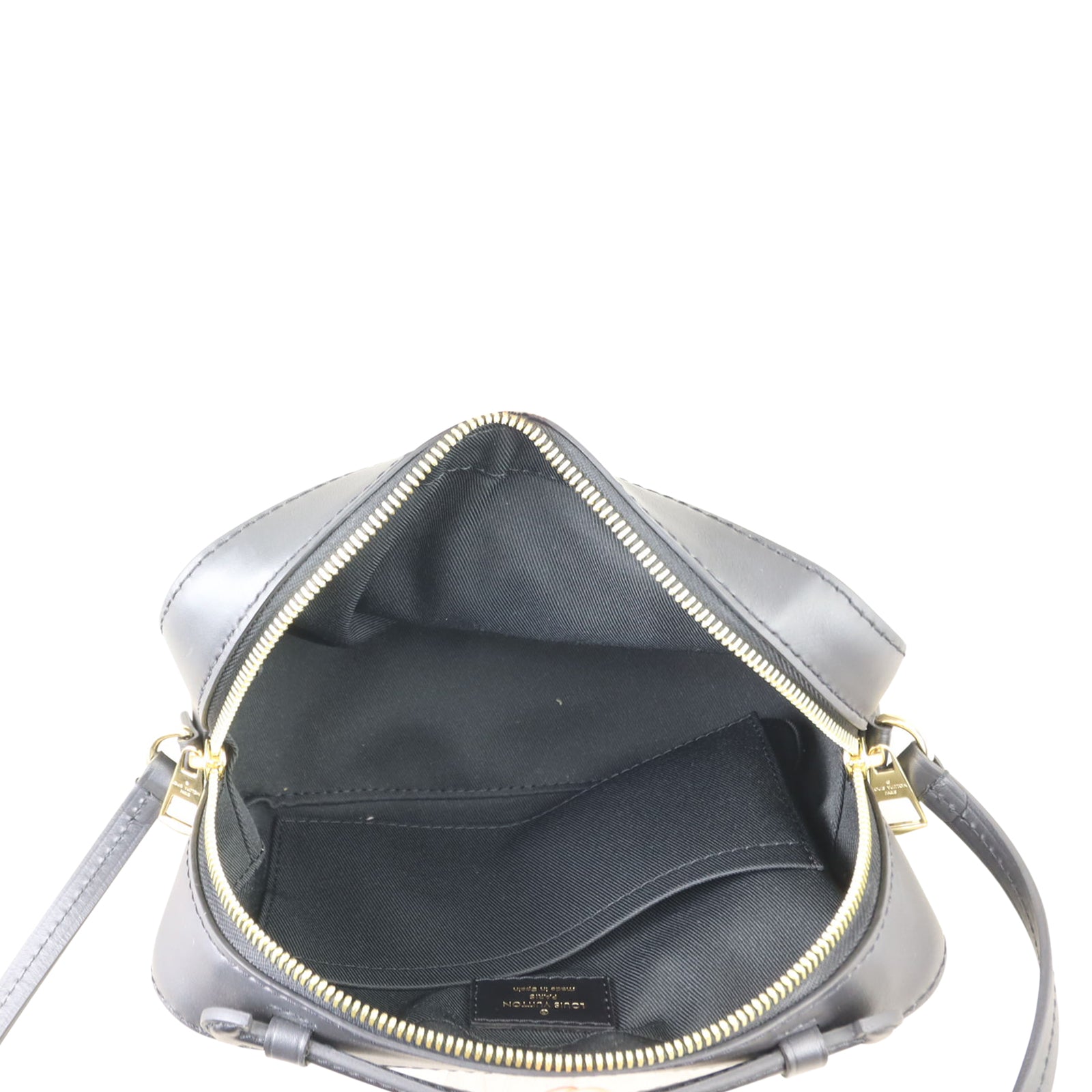Louis Vuitton Saintonge Monogram Noir Whole interior