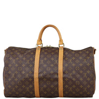 Louis Vuitton Keepall 50 Bandouliere Monogram Back