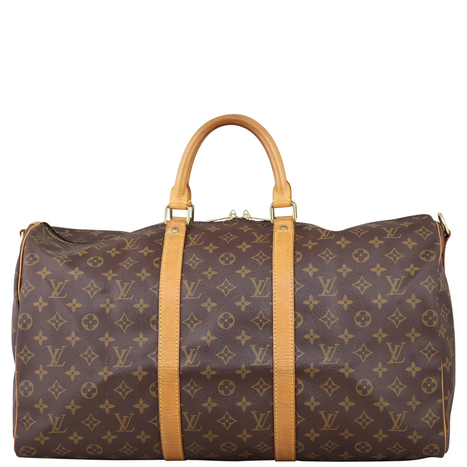 Louis Vuitton Keepall 50 Bandouliere Monogram Front