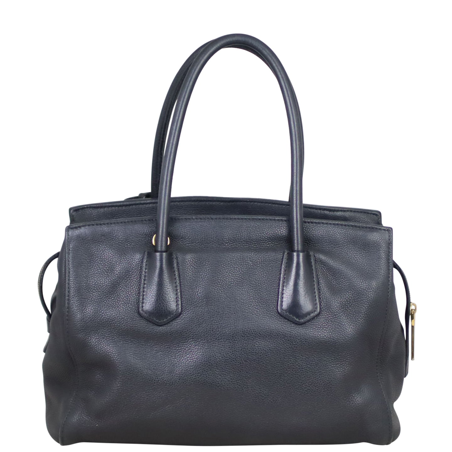 Prada Vitello Grain Top Handle Tote Back