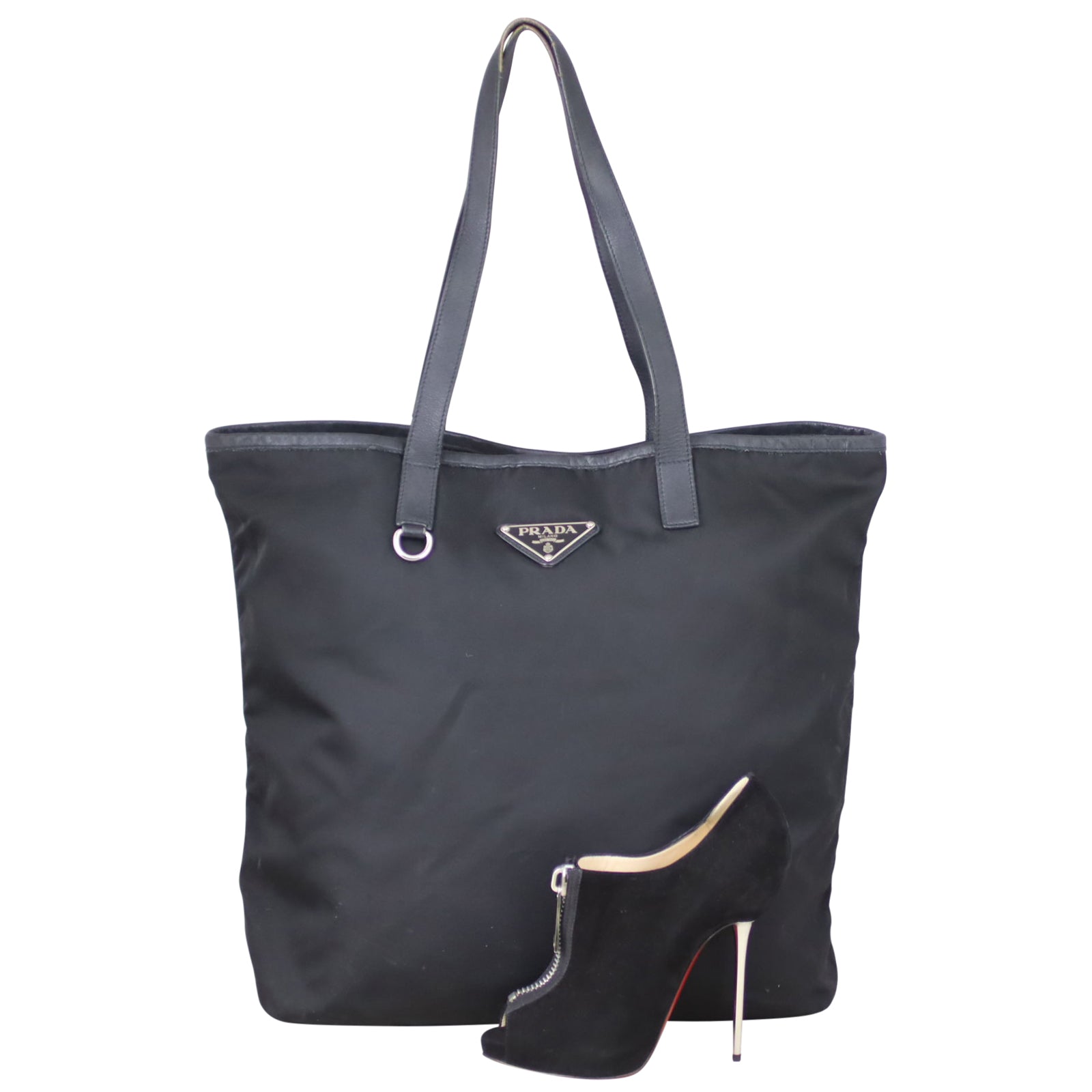 Prada Tessuto Tote Bag Shoe