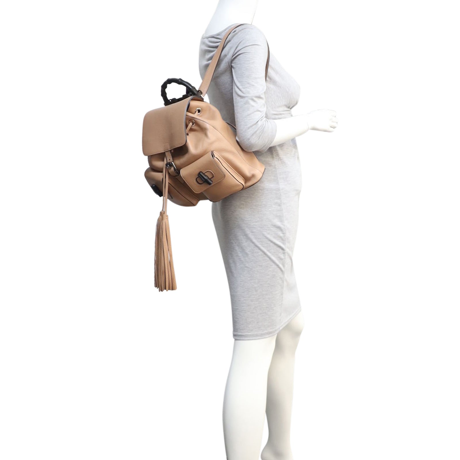 Gucci Daily Bamboo Backpack Mannequin