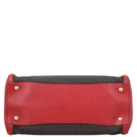 Prada Saffiano and Canvas Satchel Base