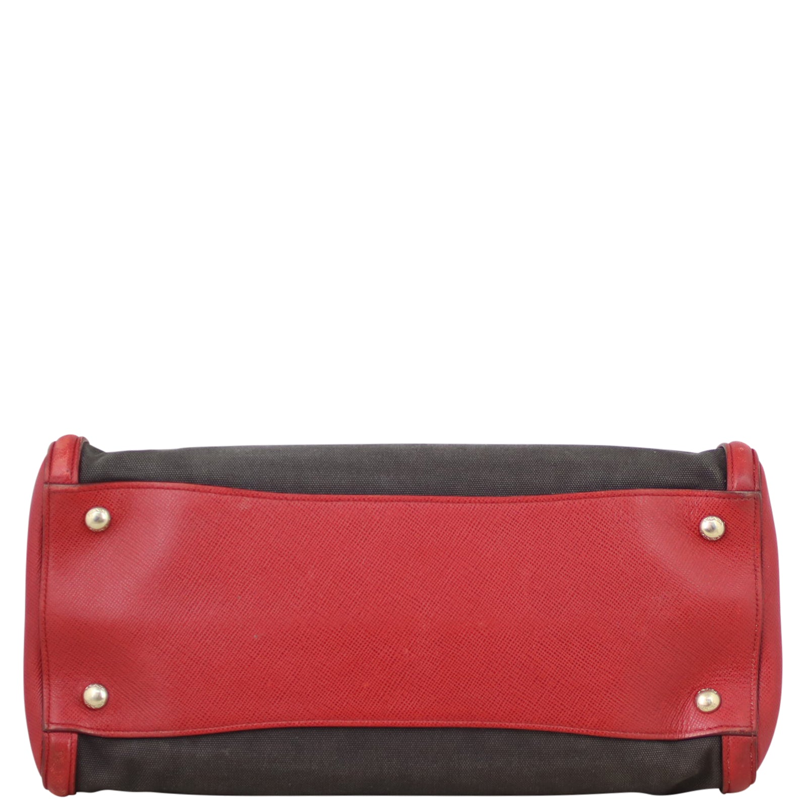 Prada Saffiano and Canvas Satchel Base