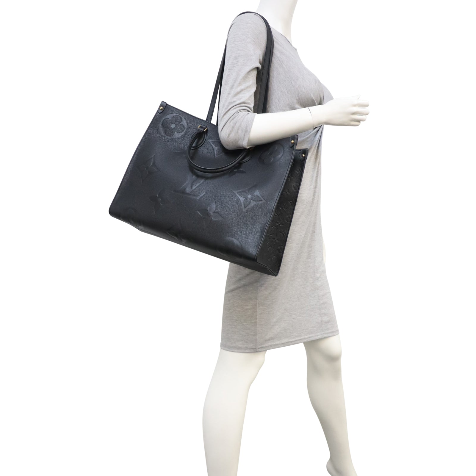 Louis Vuitton Onthego GM Monogram Giant Empreinte Mannequin