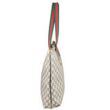 Gucci GG Supreme Plus Web Tote Side