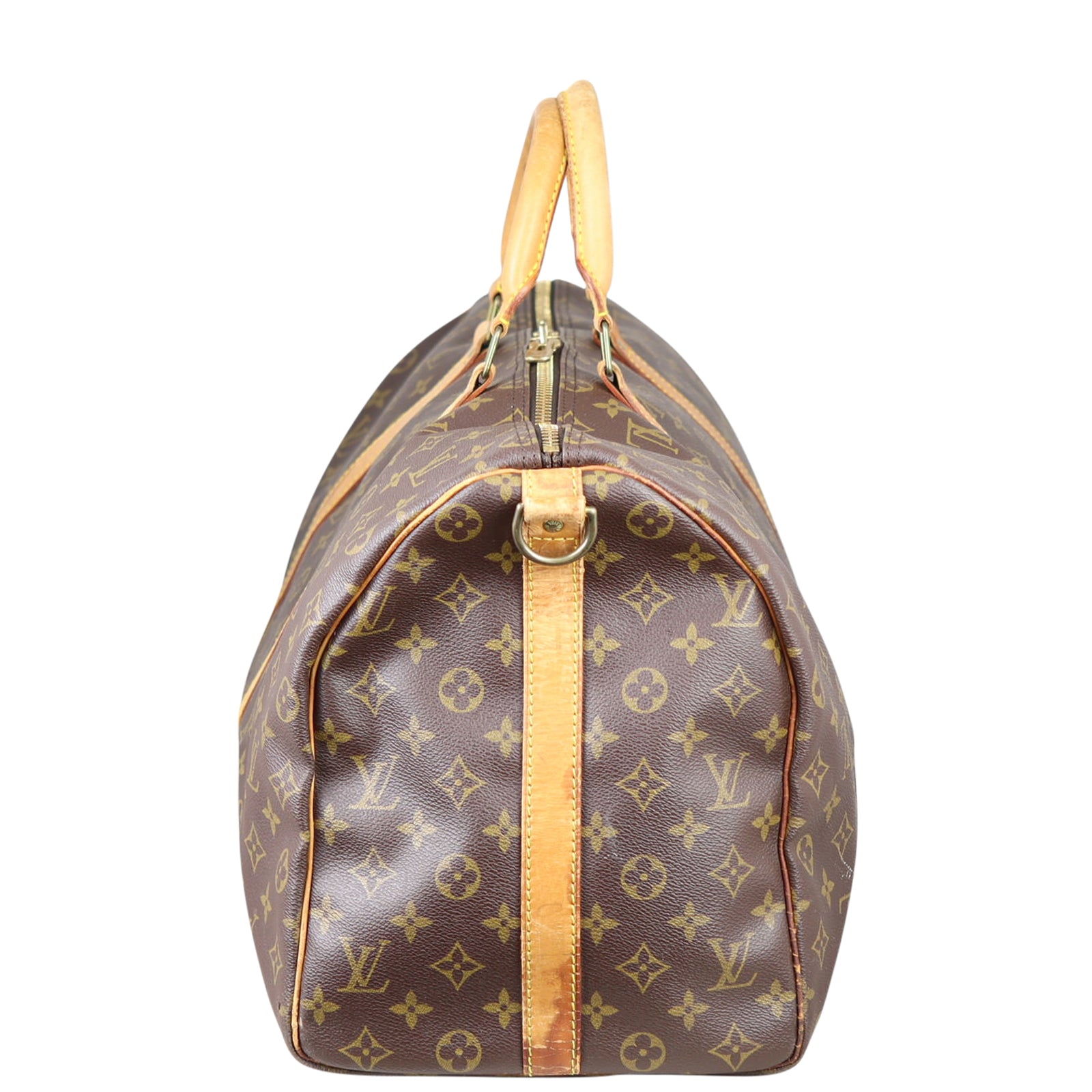 Louis Vuitton Keepall 50 Bandouliere Monogram Side
