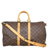 Louis Vuitton Keepall 45 Bandouliere Monogram Front