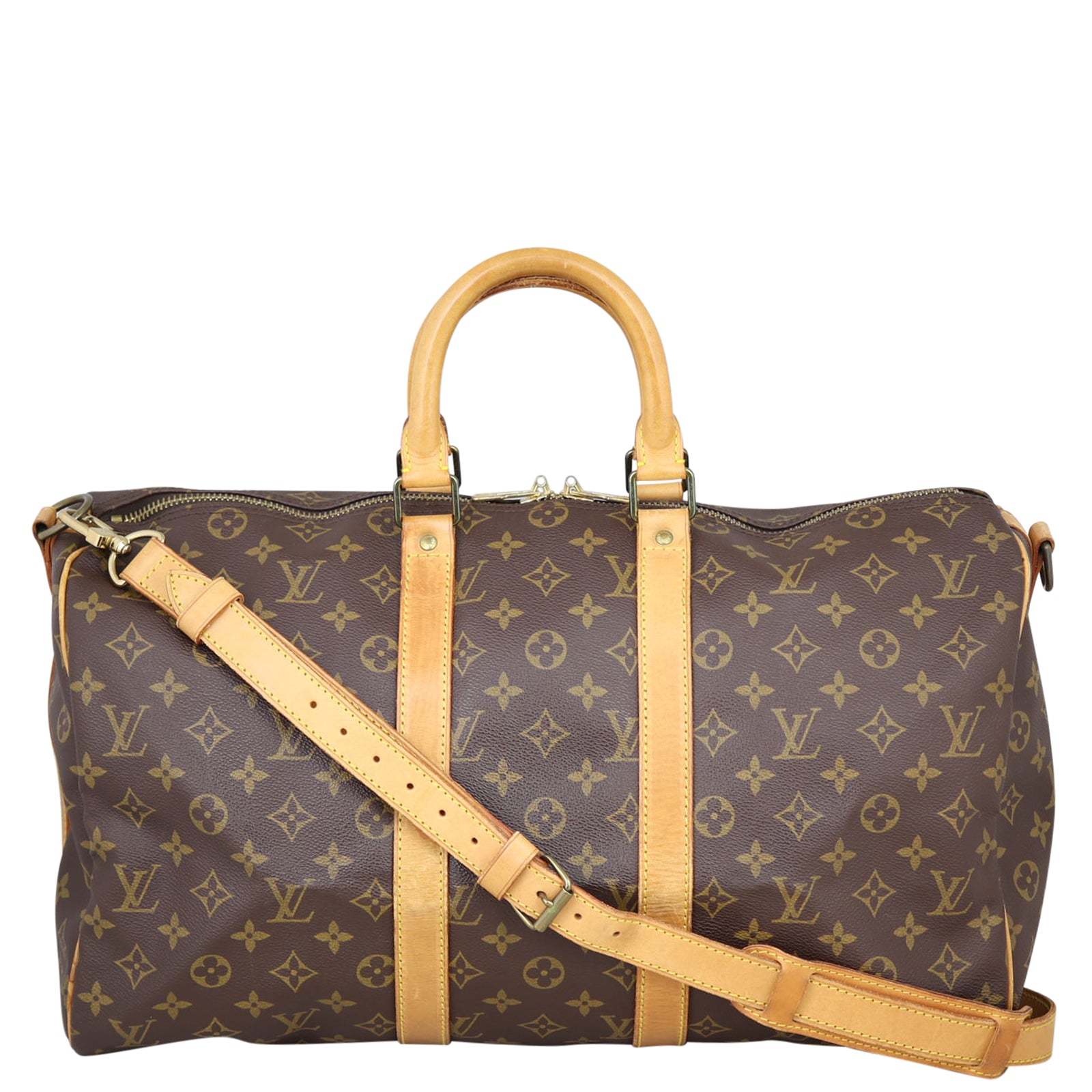 Louis Vuitton Keepall 45 Bandouliere Monogram Front