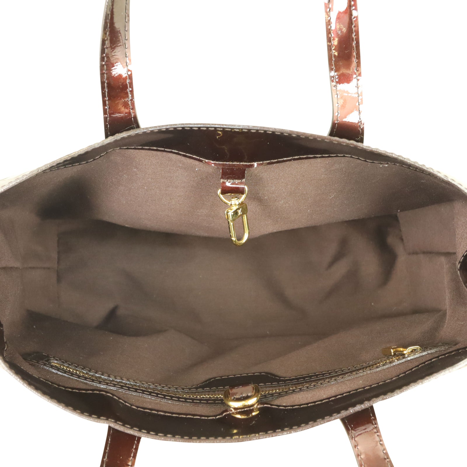 Louis Vuitton Wilshire PM Monogram Vernis Whole interior