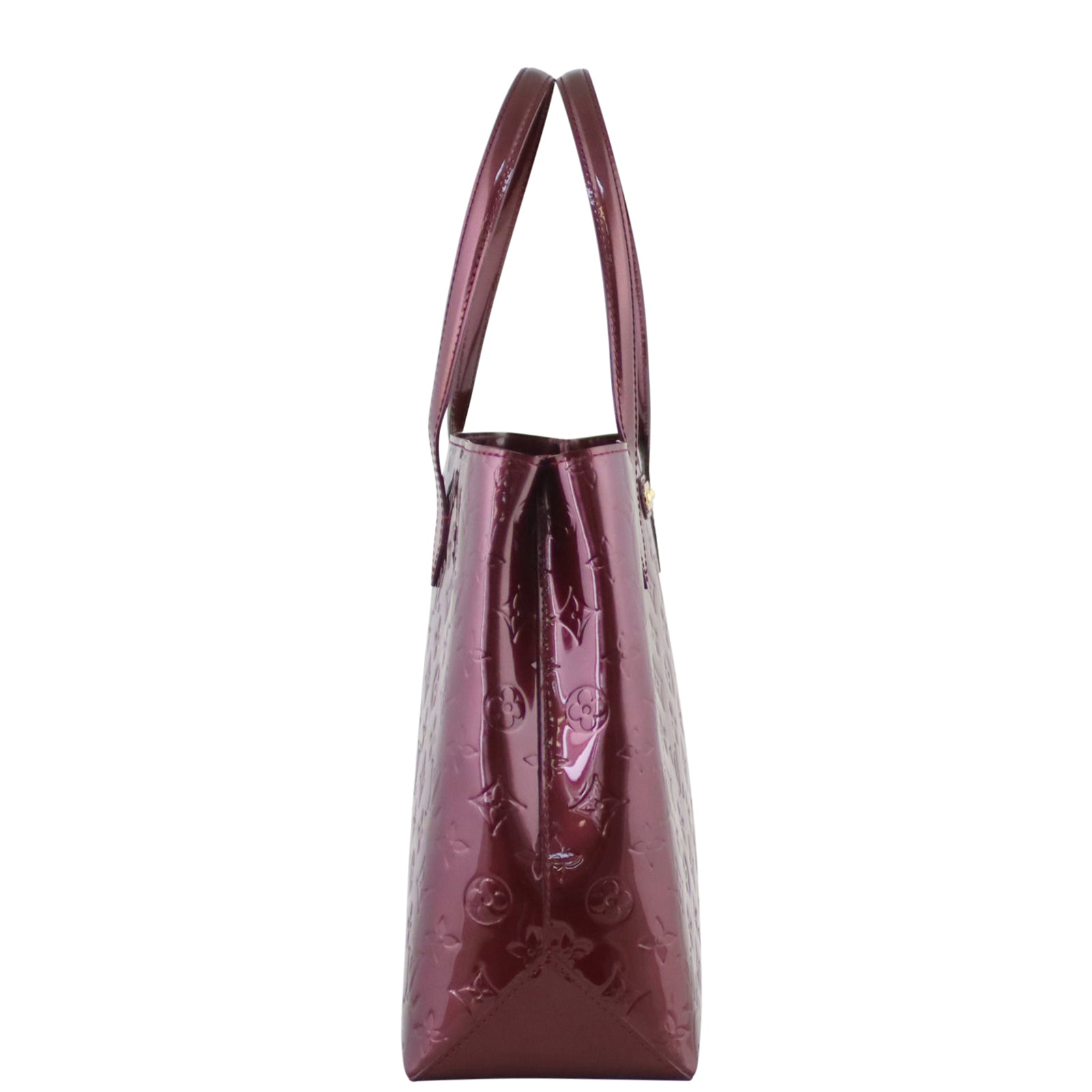 Louis Vuitton Wilshire GM Monogram Vernis Side