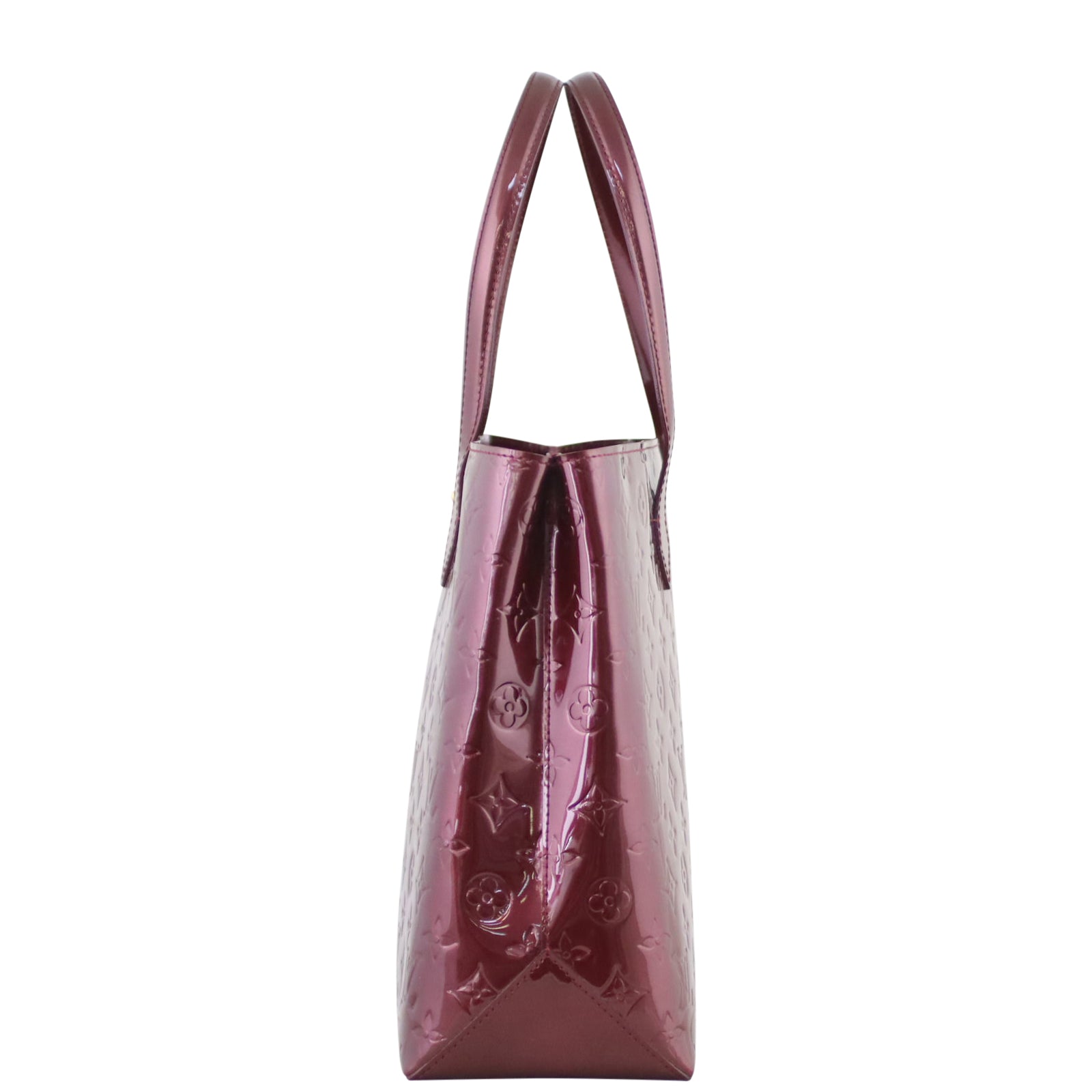 Louis Vuitton Wilshire GM Monogram Vernis Side