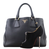 Prada Vitello Daino Tote Shoe