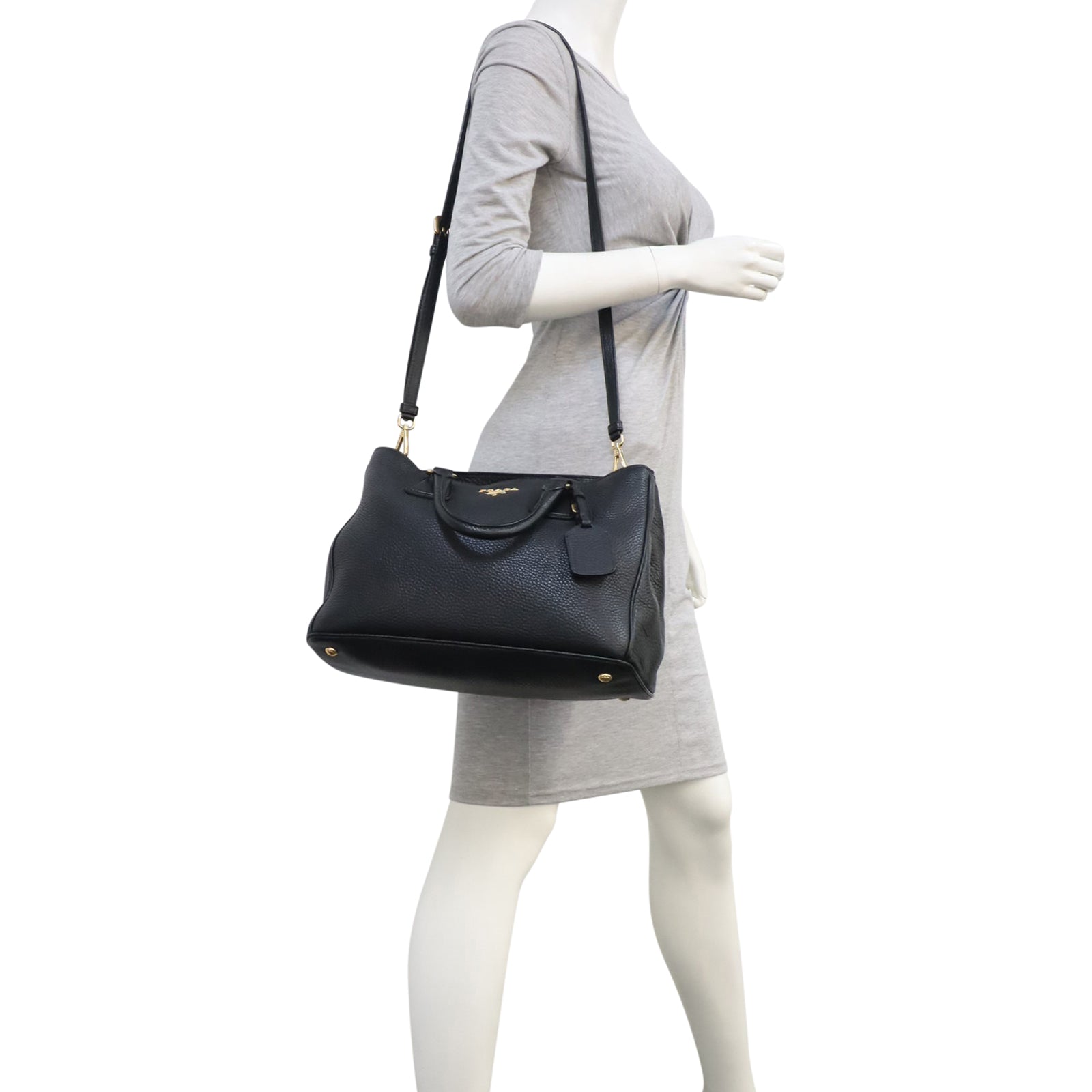 Prada Vitello Daino Tote Mannequin