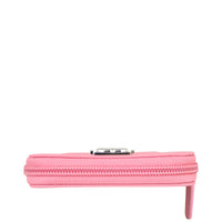 Chanel Boy Chevron Zip Coin Purse Base