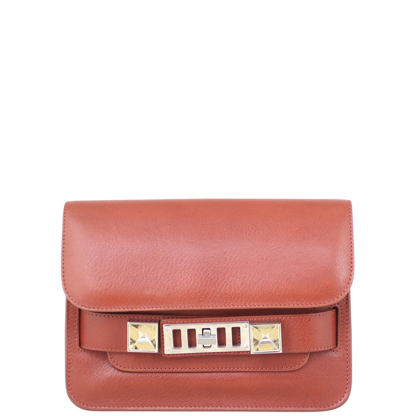 Proenza Schouler PS11 Mini Classic (Saddle colour) Front