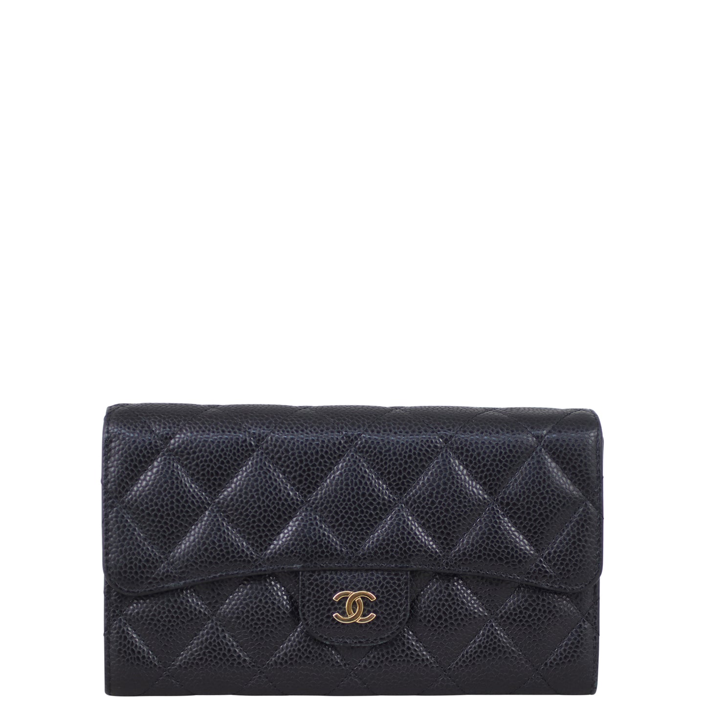 Chanel Classic Flap Tri-fold Wallet Front