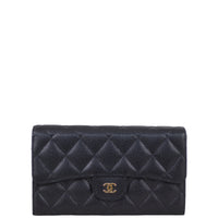 Chanel Classic Flap Tri-fold Wallet Front