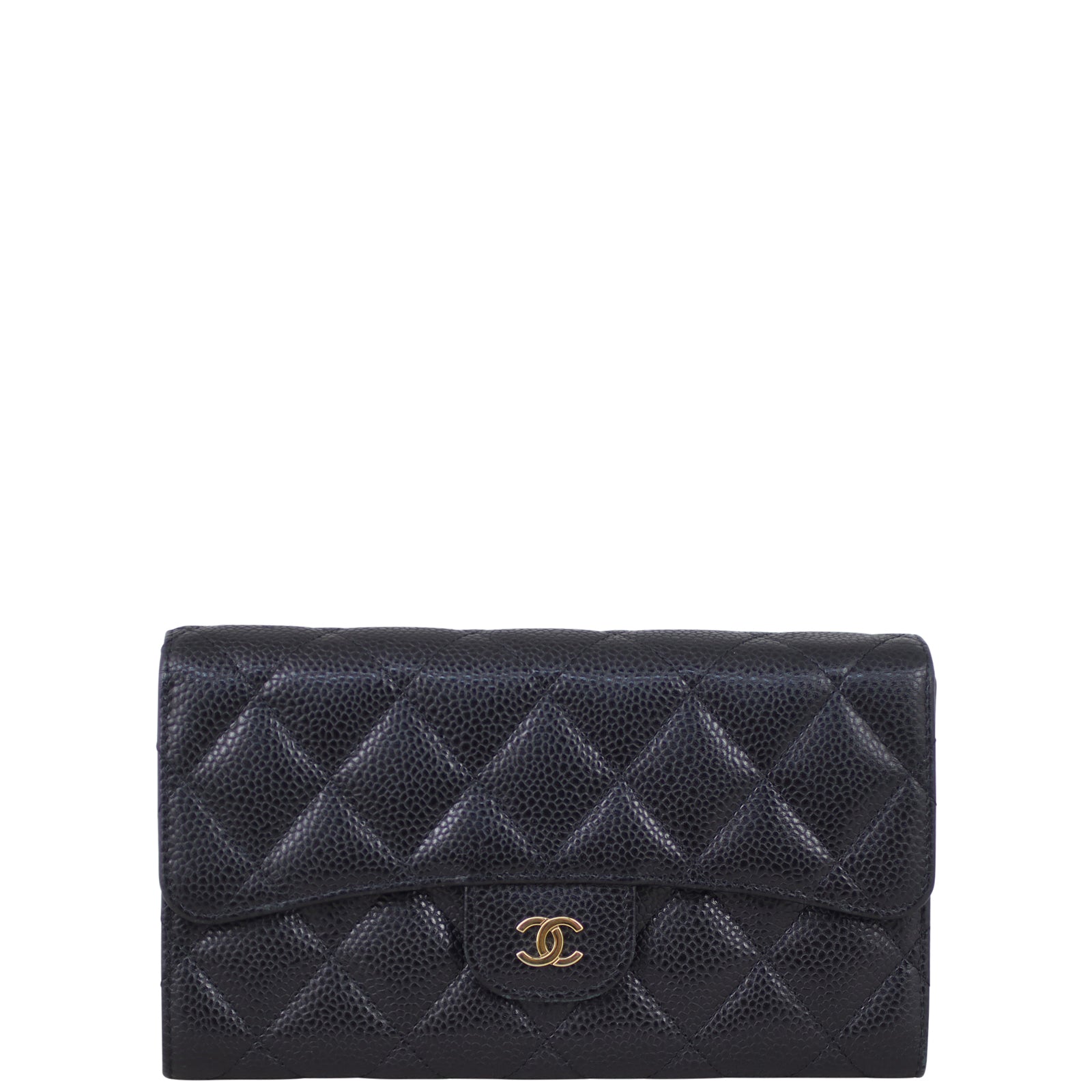 Chanel Classic Flap Tri-fold Wallet Front