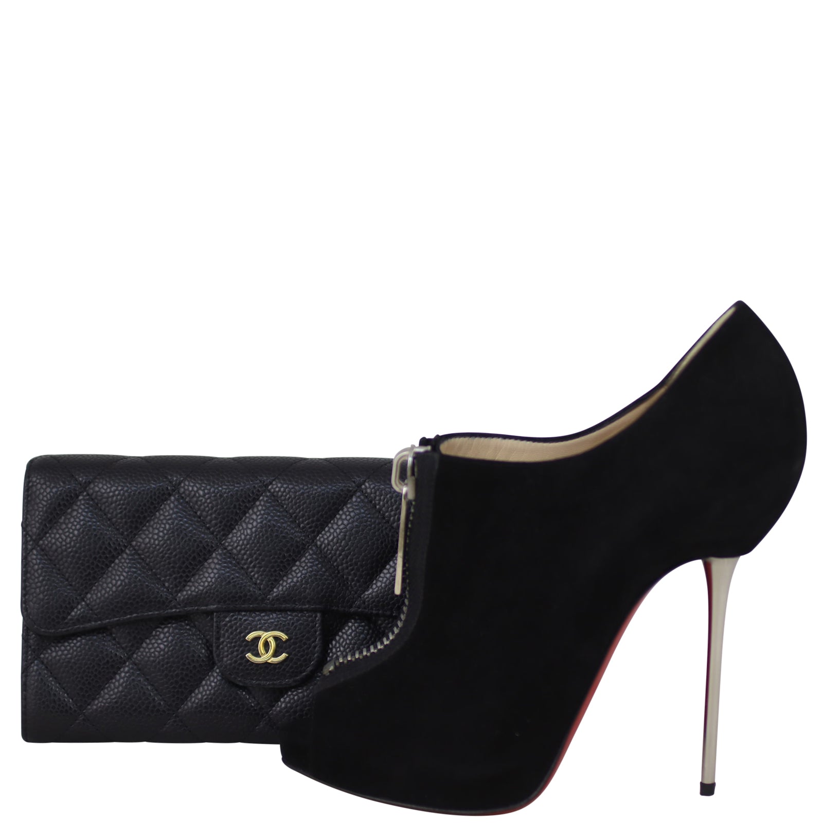 Chanel Classic Flap Tri-fold Wallet Shoe