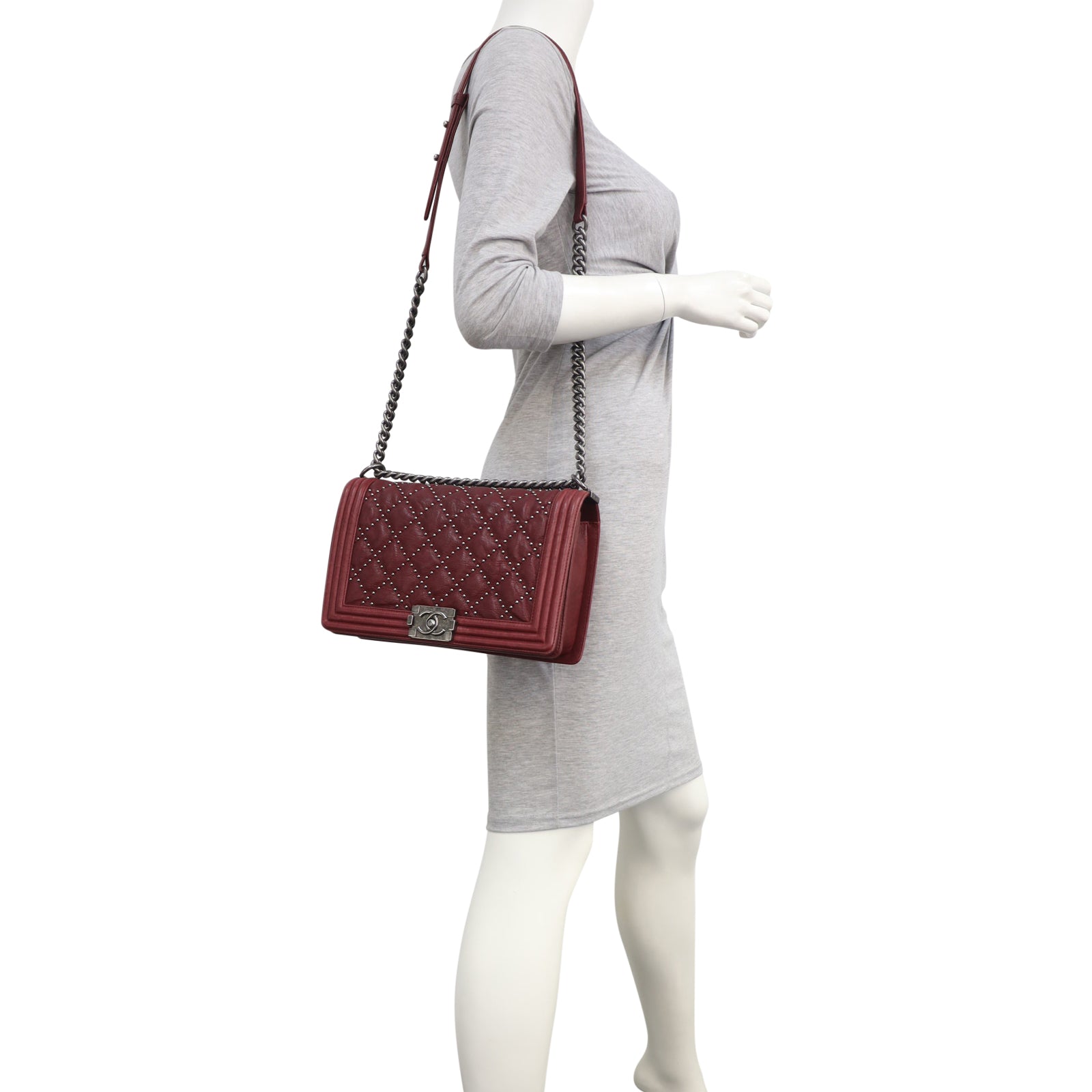 Chanel Boy Medium Studded Mannequin