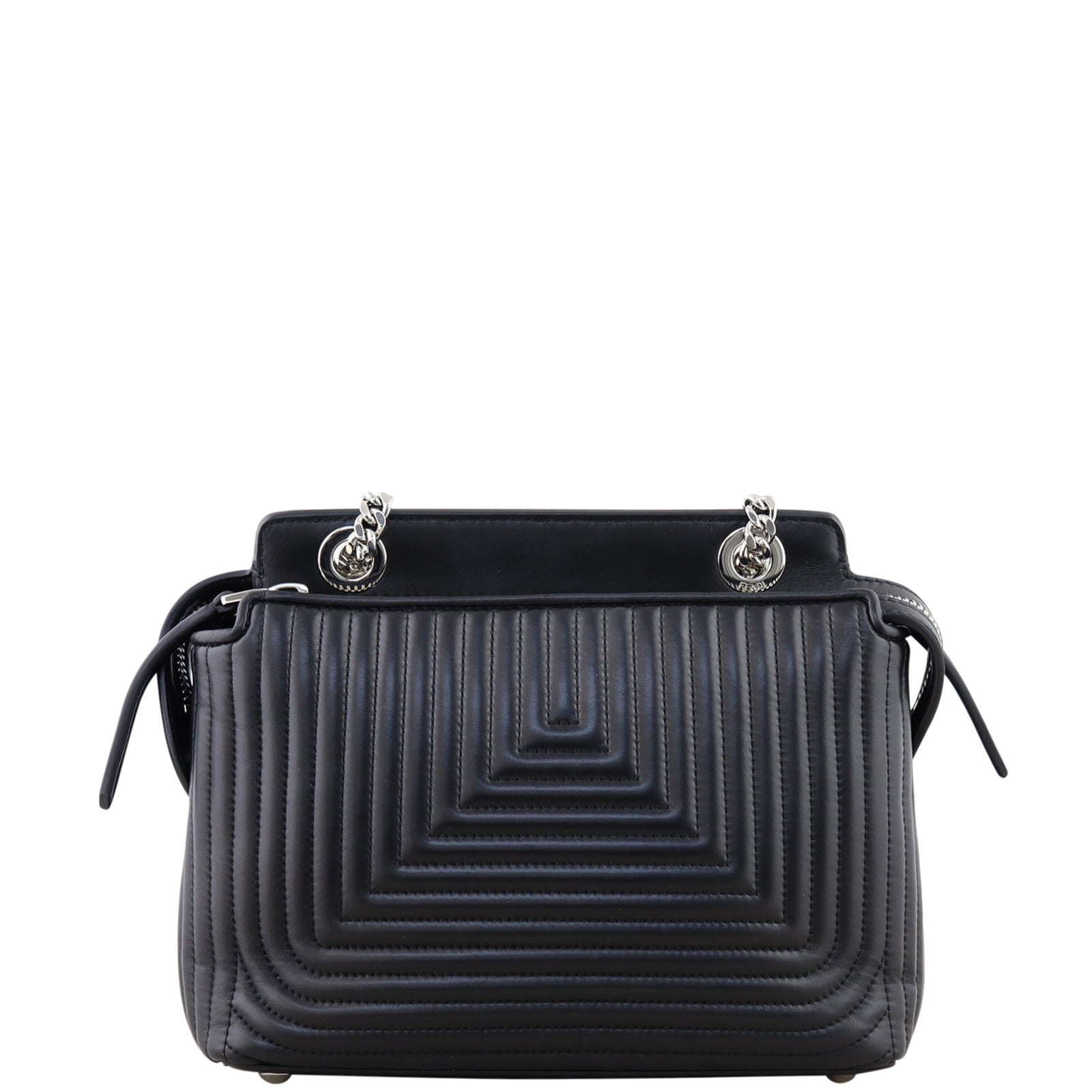 Fendi DotCom Click Satchel Small Back