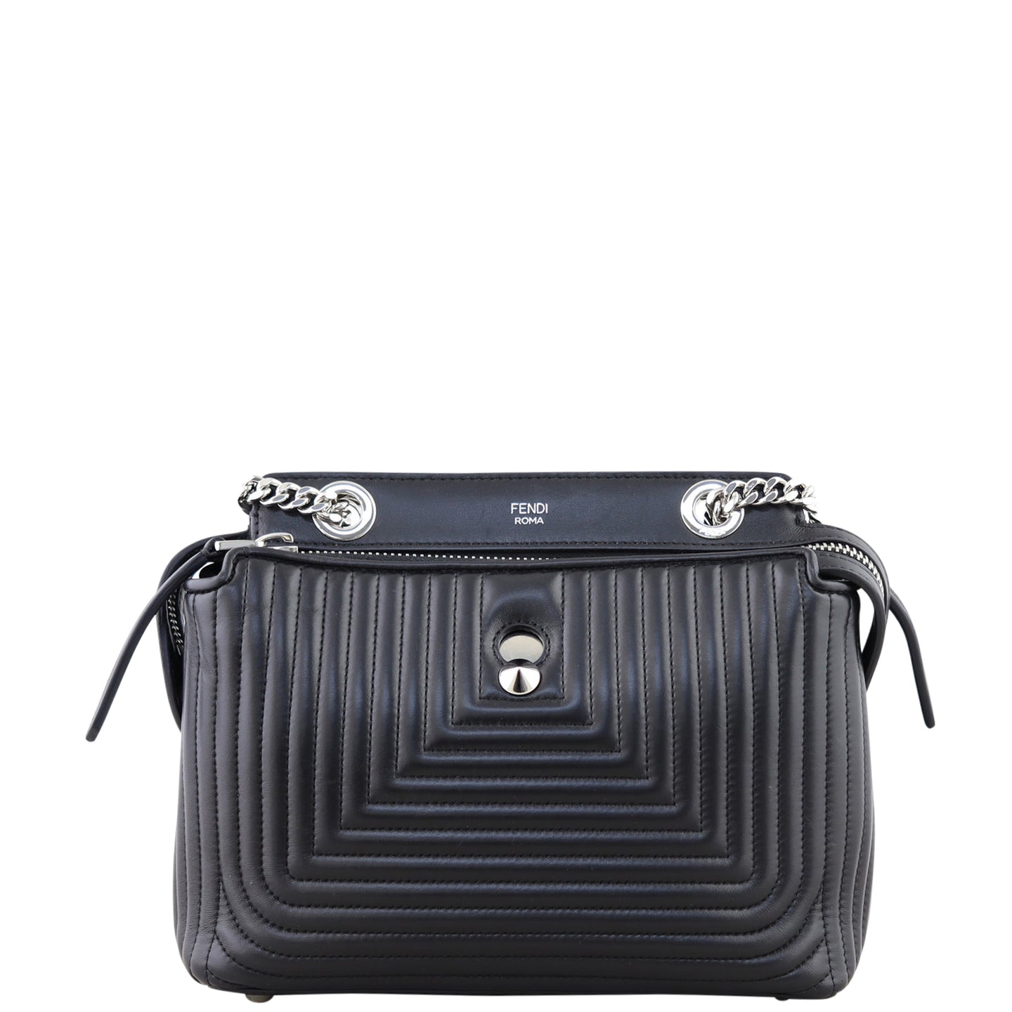 Fendi DotCom Click Satchel Small Front