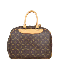 Louis Vuitton Deauville Bowling Vanity Monogram Back