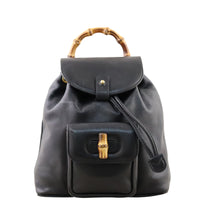 Gucci Bamboo Leather Mini Backpack Front