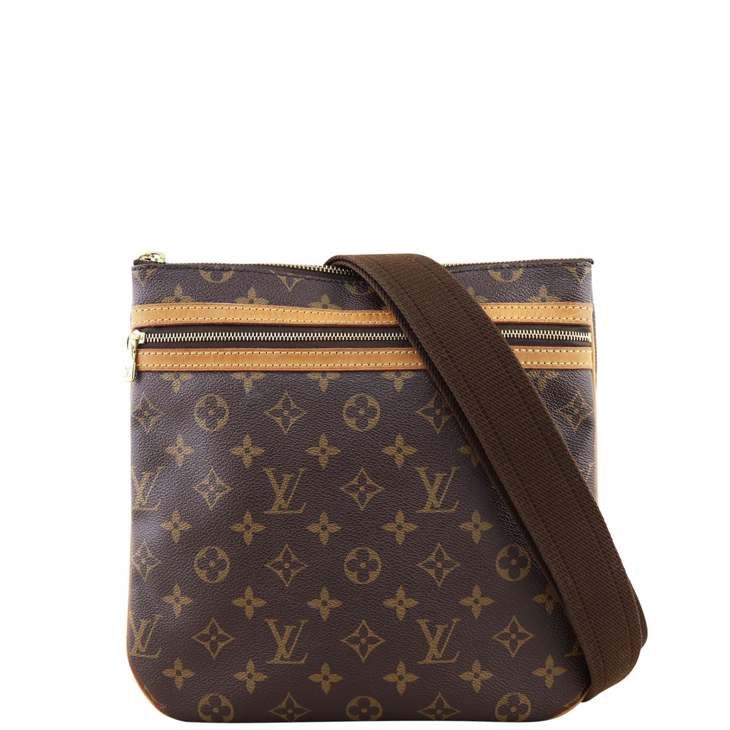 Louis Vuitton Pochette Bosphore Crossbody Monogram Front