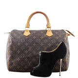 Louis Vuitton Speedy 25 Monogram Shoe