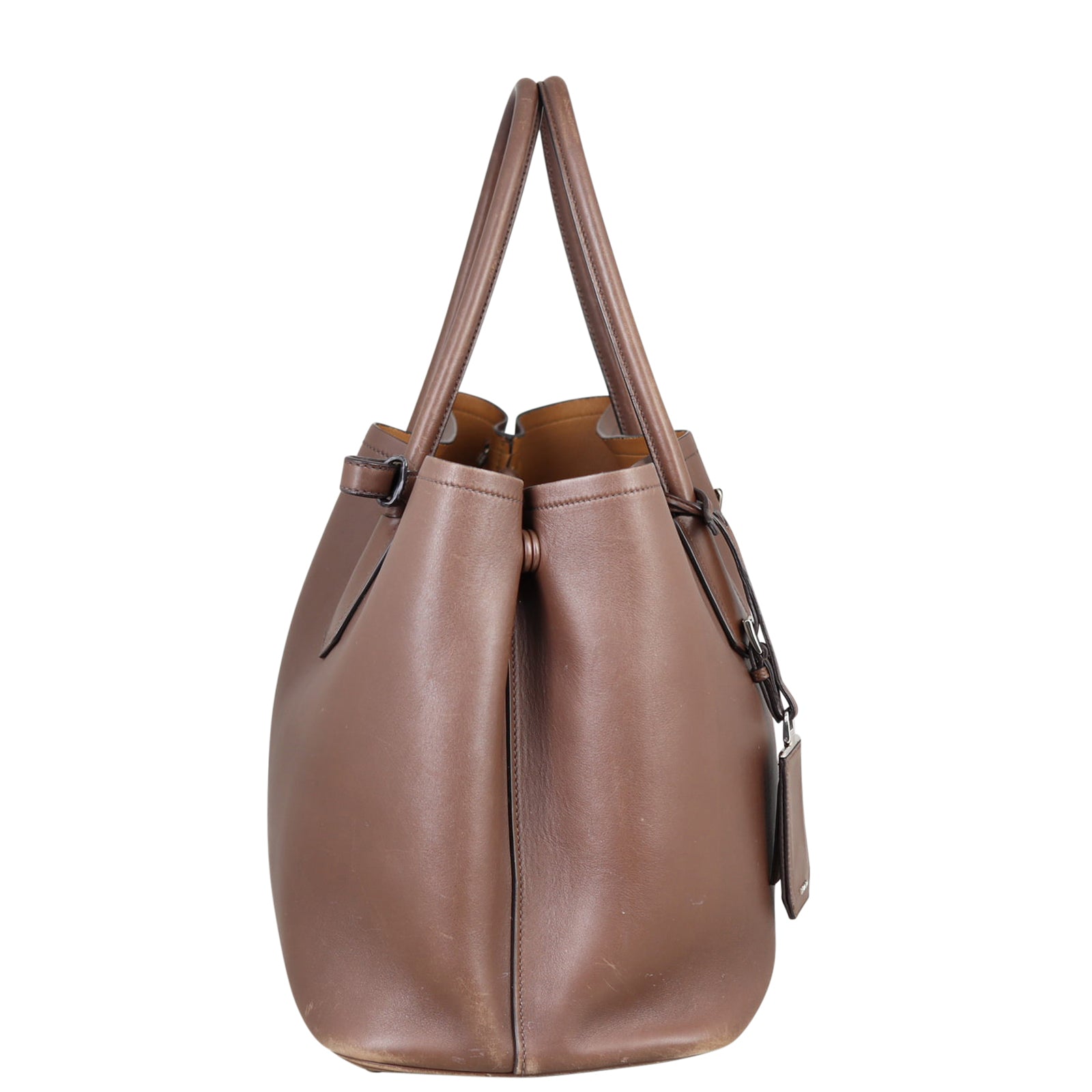 Prada City Calf Double Bag Side