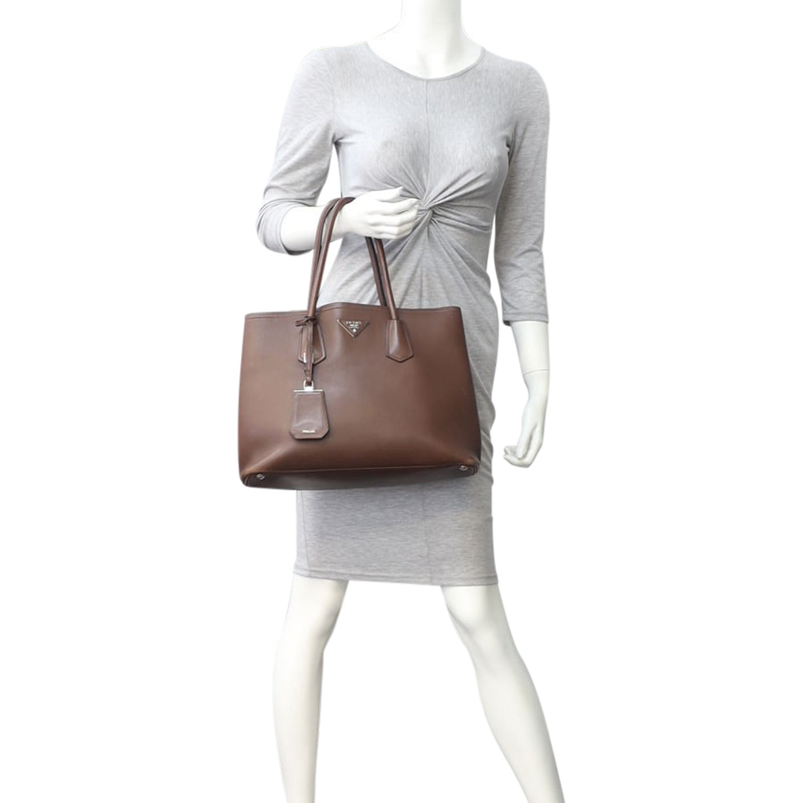 Prada City Calf Double Bag Mannequin