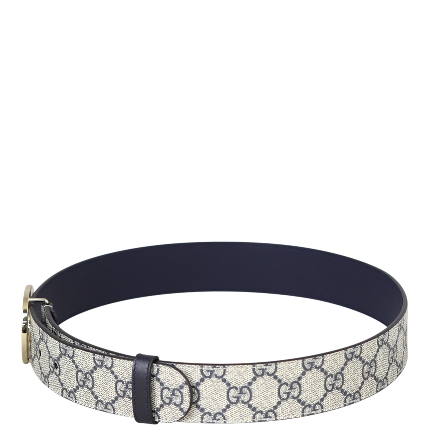 Gucci GG Supreme G Buckle Belt Left Side