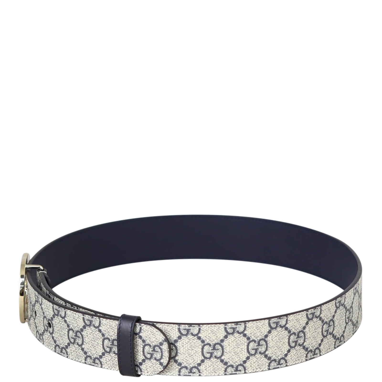 Gucci GG Supreme G Buckle Belt Left Side