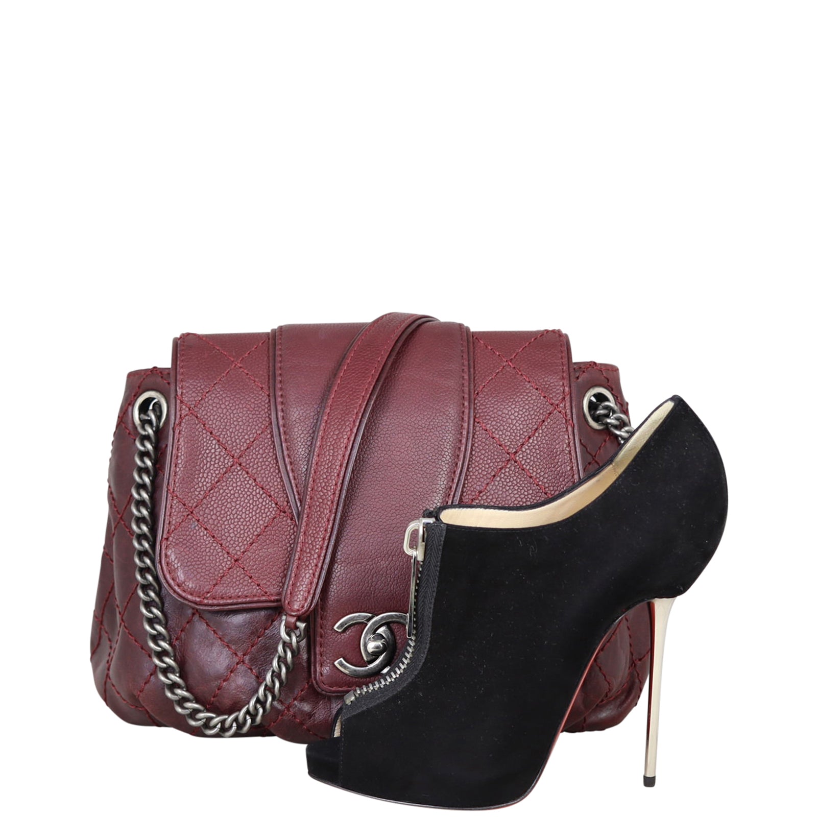 Chanel Bubble Graphic Messenger Medium Shoe