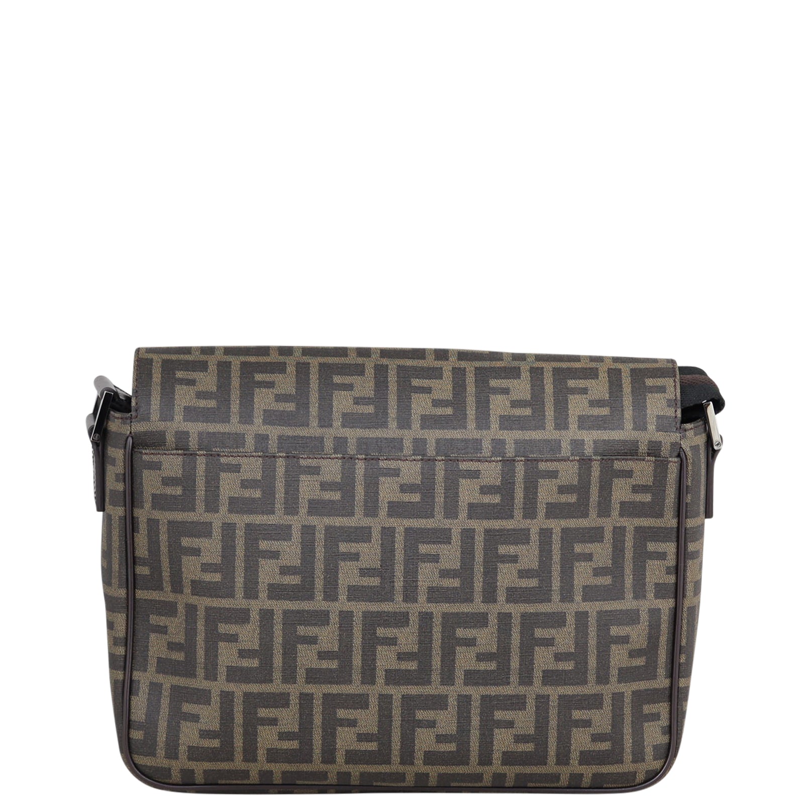 Fendi Zucca Messenger Bag Back