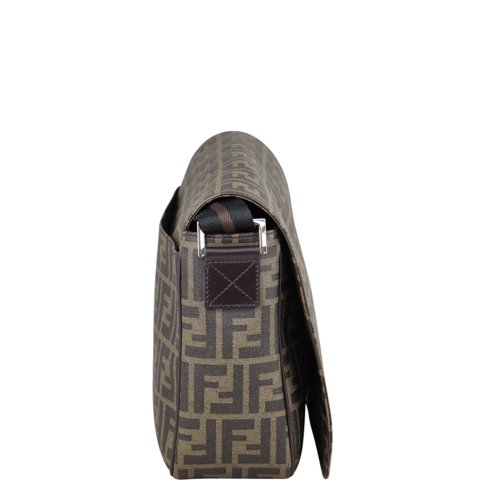 Fendi Zucca Messenger Bag Side