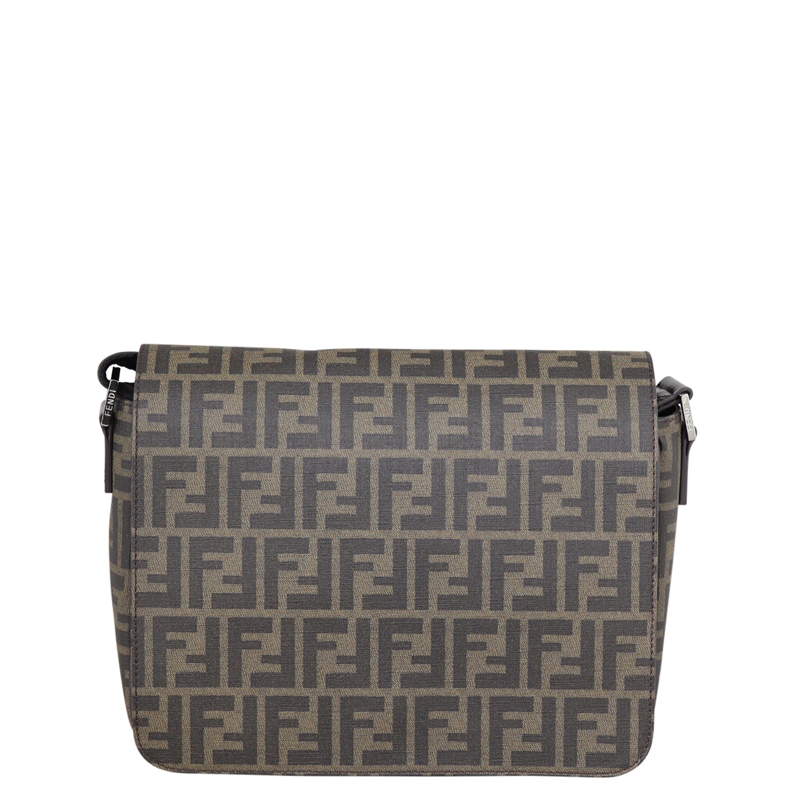 Fendi Zucca Messenger Bag Front