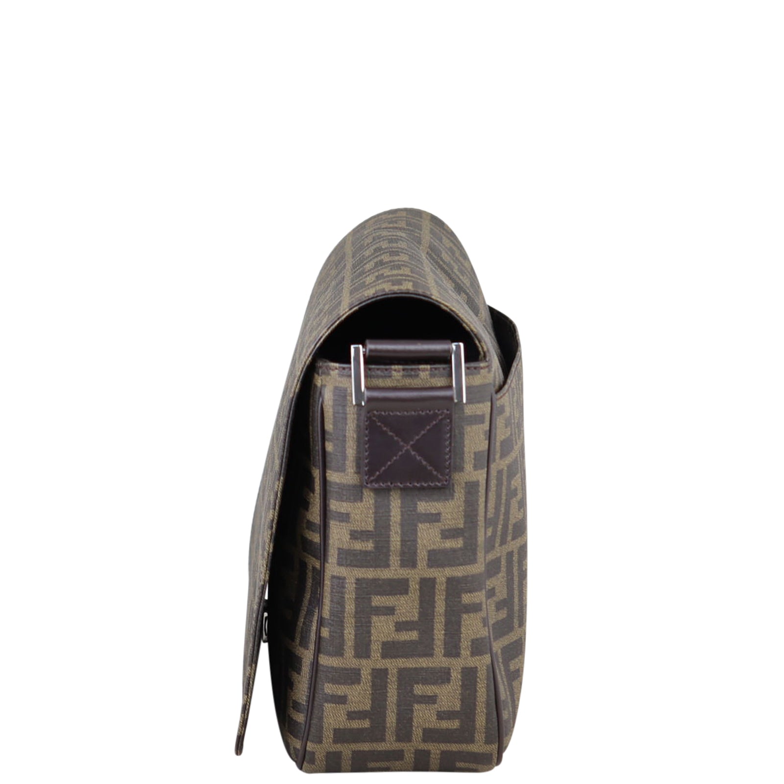 Fendi Zucca Messenger Bag Side