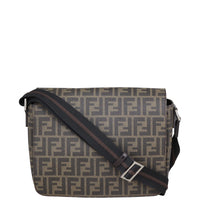 Fendi Zucca Messenger Bag Front