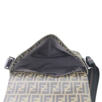 Fendi Zucca Messenger Bag Whole interior