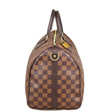 Louis Vuitton Speedy 35 Bandouliere Damier Ebene Side